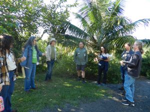 Credential walk talk - L-R: Miny Marante, Janine Griffiths, Jeff Nurge, Nick Ewy, Rebeca Siplak, Anna iacona and Tim Harrison